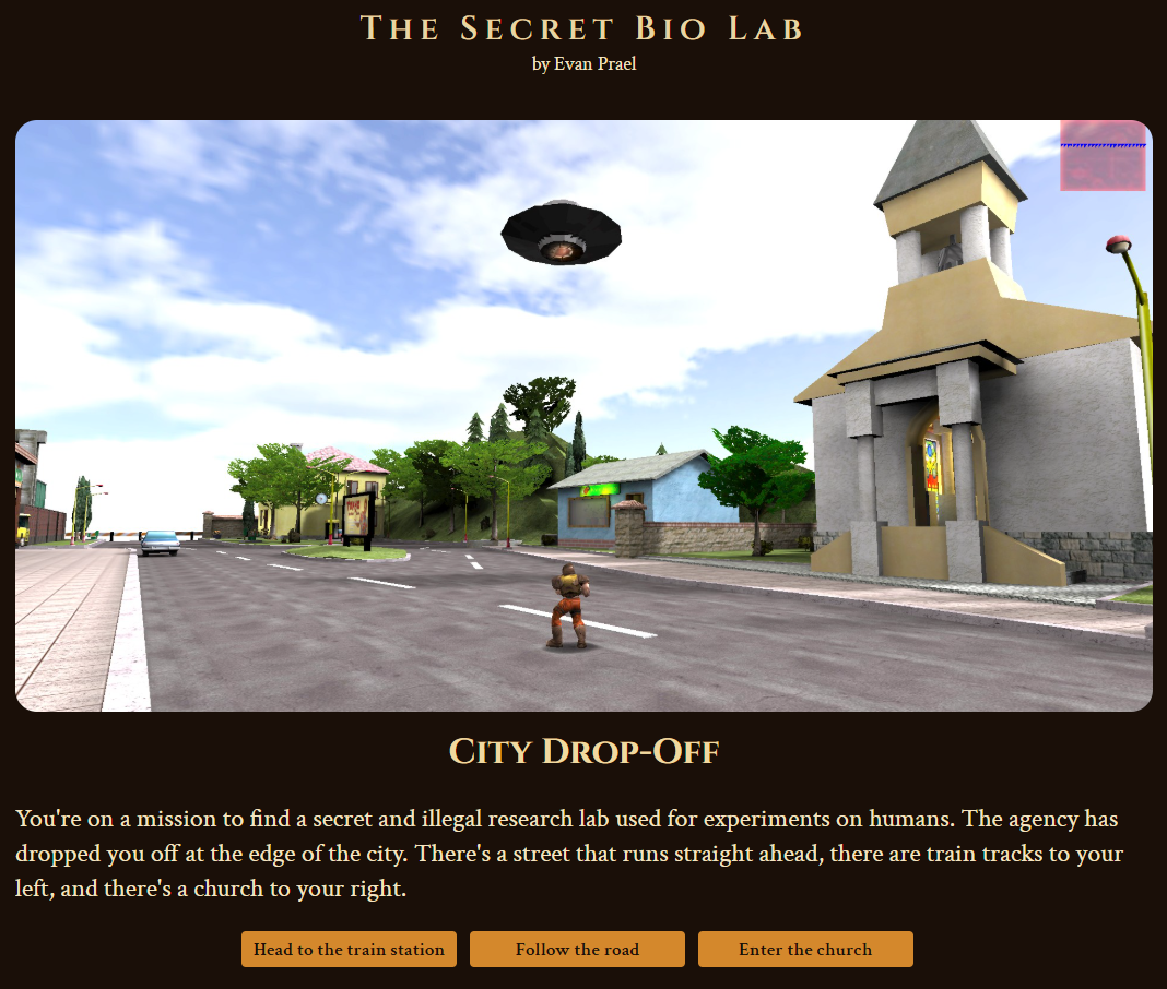 Screenshot: account/profile page